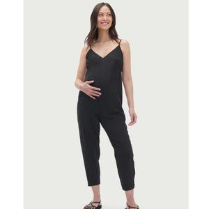 Hatch maternity black georgie jumpsuit